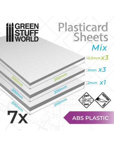 PLANCHA PLASTICARD LISA COMBO-MIX 7 PLANCHAS