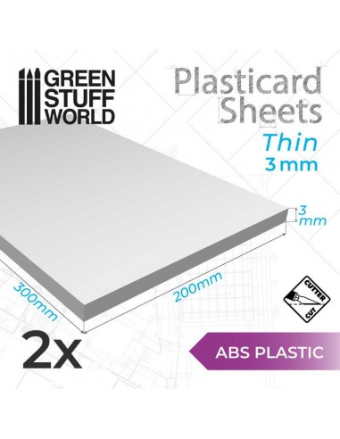 PLANCHA PLASTICARD LISA 3 MM - 2 PLANCHAS