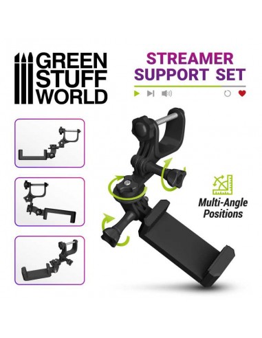 SET SOPORTE STREAMER PARA LÁMPARA DE ARCO LED