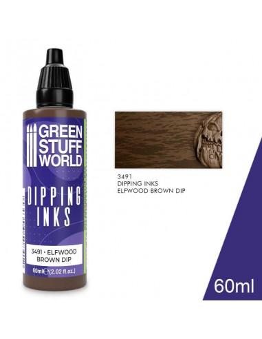 PINTURA DIPPING INK 60 ML - ELFWOOD BROWN DIP