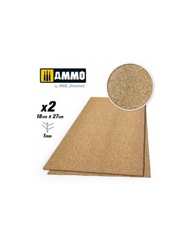 CREATE CORK GRANO FINO 1 MM – 2 PCS