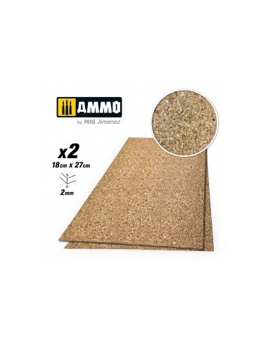 CREATE CORK GRANO MEDIO 2 MM – 2 PCS