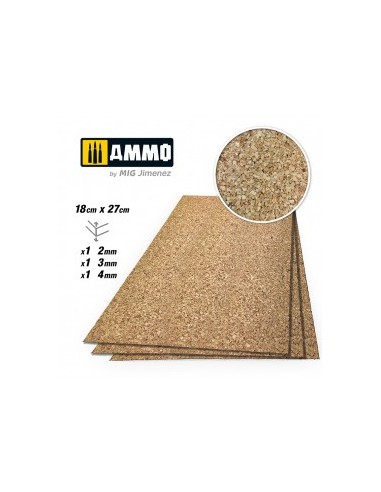 CREATE CORK GRANO MEDIO MIX – (2 mm, 3 mm y 4 mm)1 PC DE CADA TAMAÑO