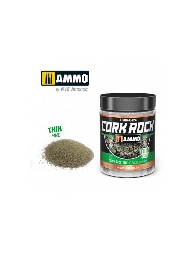 CREATE CORK ROCK - GRIS PIEDRA FINO (BOTE 100ML)