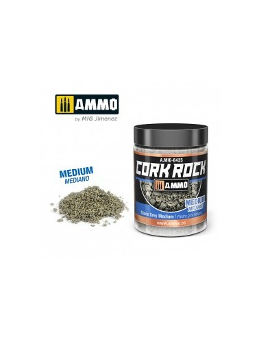 CREATE CORK ROCK - GRIS PIEDRA MEDIO (BOTE 100ML)