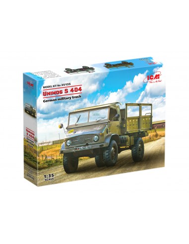 Unimog S 404 German military truck (100% new molds)